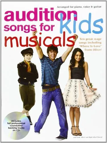 Audition Songs For Kids Musicals Pvg Book/Cd by Various Book The Cheap Fast Free