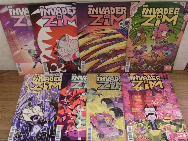 Invader Zim 31 33 34 35 36 37 38 39 B Oni Press Variant Comic Lot Cousin 2018 Nm