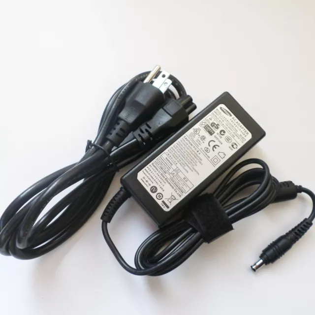 19V 3.16A 60W AC Adapter Power for SAMSUNG AP04214-UV Genuine OEM Laptop Charger