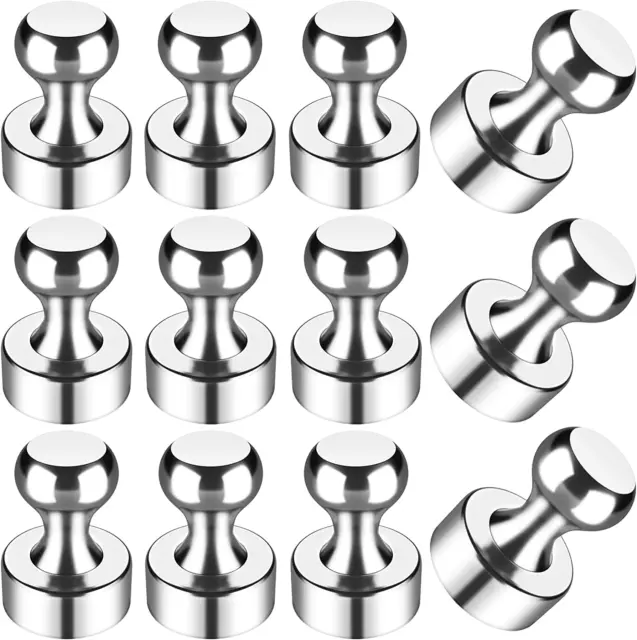 12Pcs Strong Magnets for Whiteboard, Fridge Magnets Adults, Refrigerator Magnets