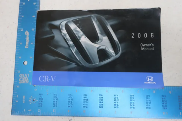 2008 08 Honda Crv Cr-V Owner's Manual Book - Free Shipping- Om527
