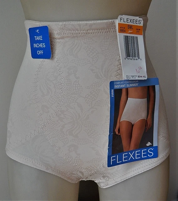 Vintage  Flexees "Instant Slimmer" brief style panty girdle / shaper  sz S NEW