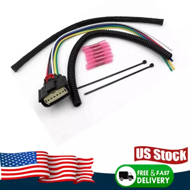 Pre-Wired Throttle Body 6PIN Control Actuator Connector Plug for Harley Davidson