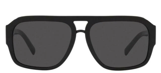 DOLCE & GABBANA Sunglasses DG 4403 Black Aviator Designer Frame 501/87 58mm NEW