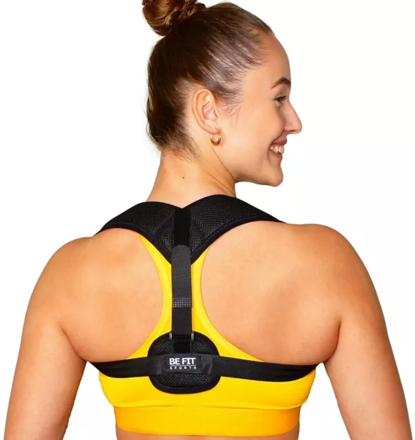 The BEST Posture Corrector for Men and Women, Adjustable Back Support Brace