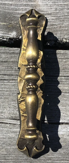 Vintage RD Canada 1971 Brass Door Cabinet Drawer Pulls/Plates Knobs Handles
