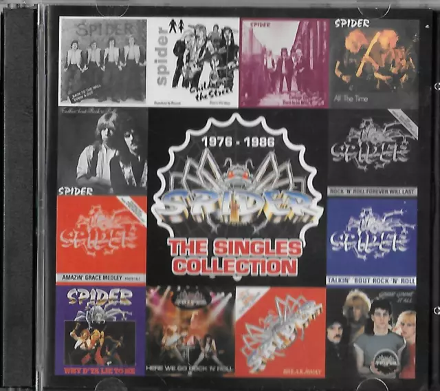 SPIDER‎ The Singles Collection 2CD Set Nwobhm Def Leppard Elixir Praying Mantis