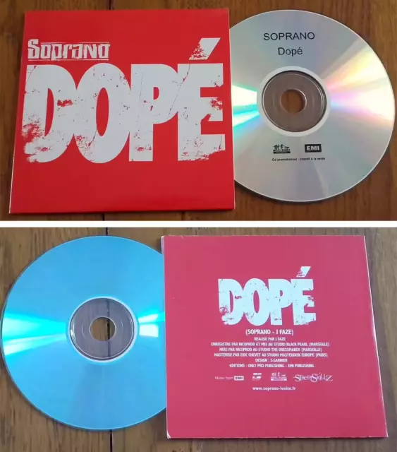 Cd Single PROMO Soprano " Dopé " 2011 HORS COMMERCE NEUF très rare