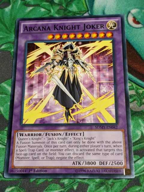 1st ed Arcana Knight Joker SDMY-EN042 Common Yugioh Card Good