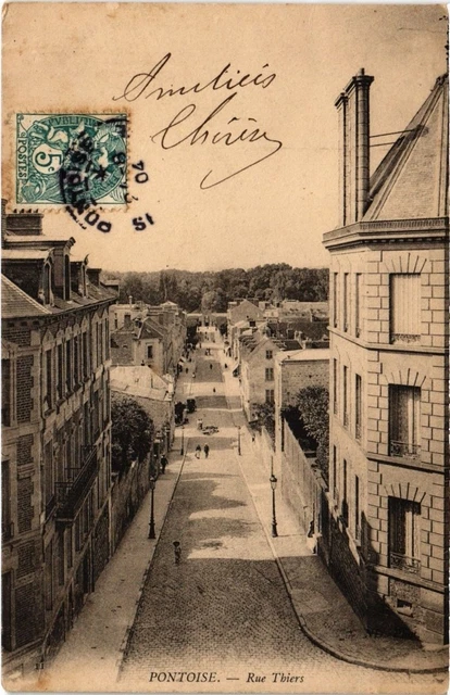 CPA PONTOISE - Rue Thiers (68797)