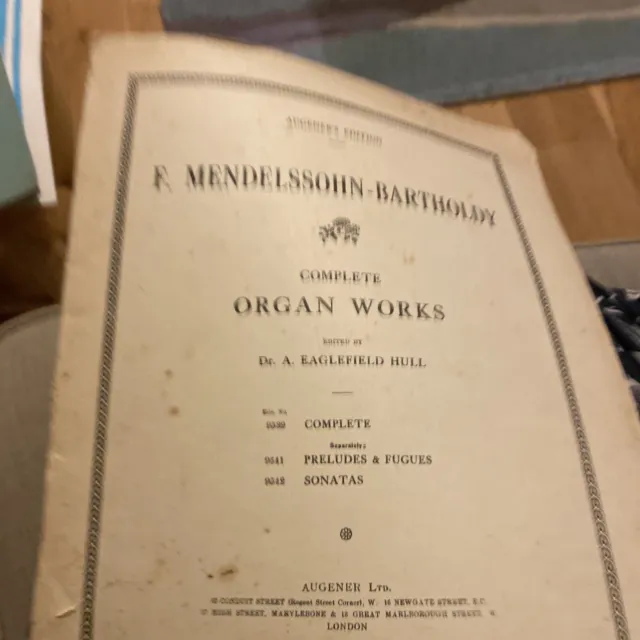 Mendelssohn Complete Organ Works