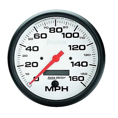 AutoMeter 5in Phantom Speedometer 160mph - 5889