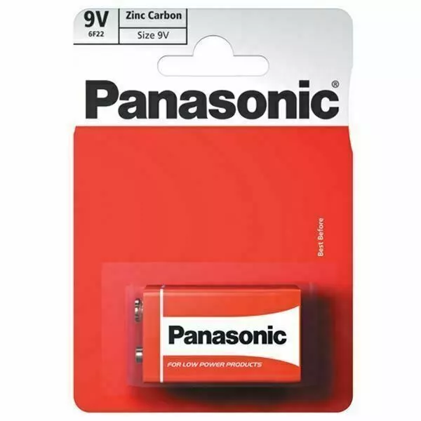 Panasonic Zinc 9V 6F22 Battery