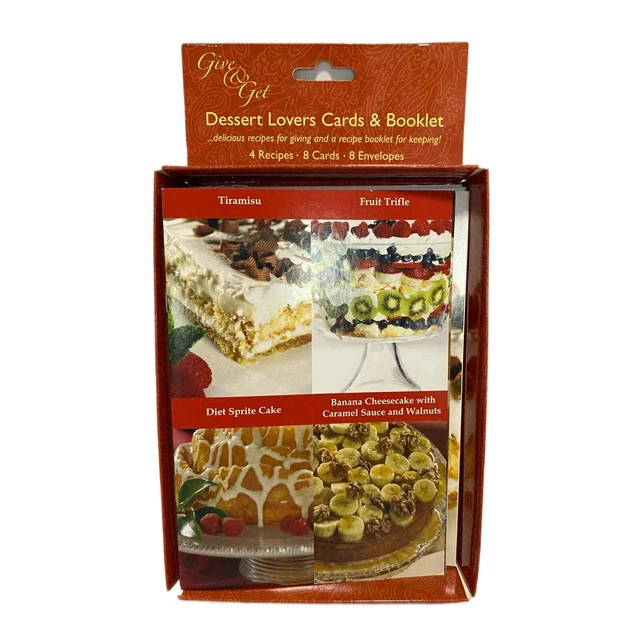 Give & Get Dessert Lovers Note Cards With Envelopes