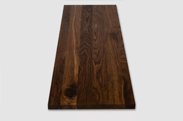 Scaffale scaffale a parete livello di posa scaffale affumicato rustico DL 20 mm oliato naturale