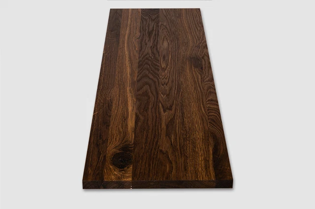 Tablero de estantería estantería de pared nivel de colocación estantería zonas de incienso rústico DL 20 mm engrasado natural
