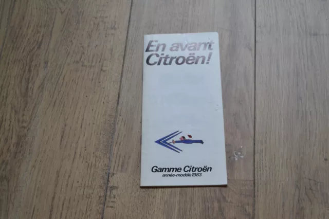 CATALOGUE gamme Citroën de 1983