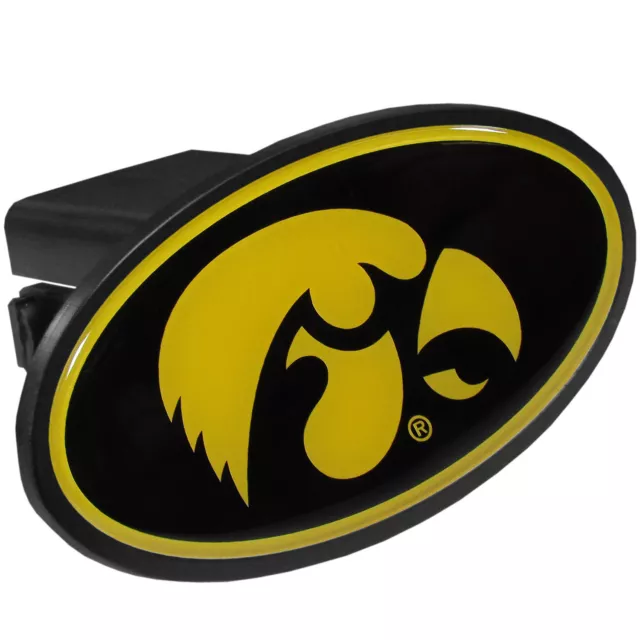 Iowa Hawkeyes Durable Plastic Oval Hitch Cover NCAA Licensed