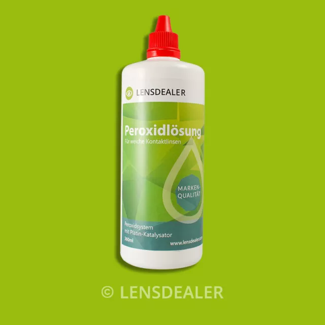 Lensdealer Peroxid Lösung Peroxidsystem 1 x 360ml Kontaktlinsen Pflegemittel