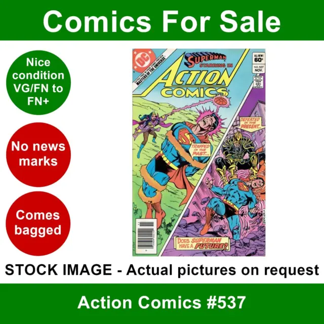 DC Action Comics #537 comic - VG/FN+ 01 November 1982