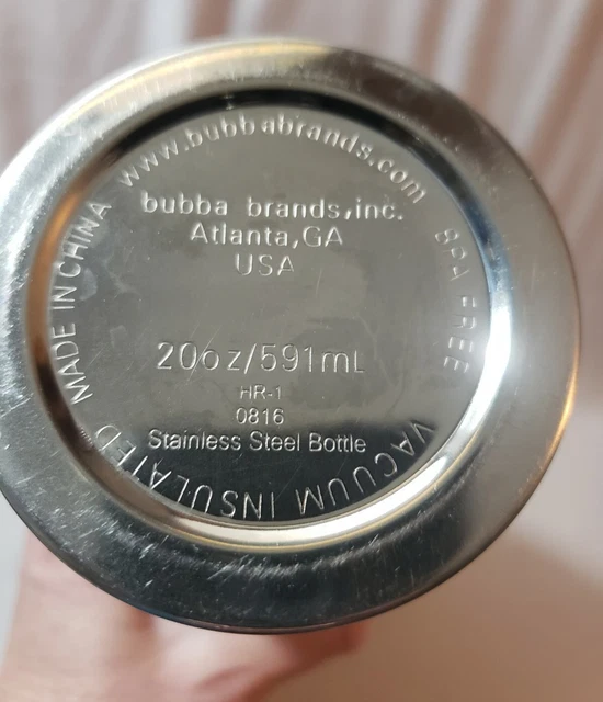 bubba Vacuum-Insulated Stainless Steel Travel Mug 20 oz Electric Blue.  GUC PICS 6