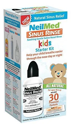 NeilMed Pädiatrische Sinus Rinse Starter Set + 30 Päckchen