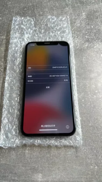 1375 - Apple iPhone X 64 Go -  GRIS SIDERAL