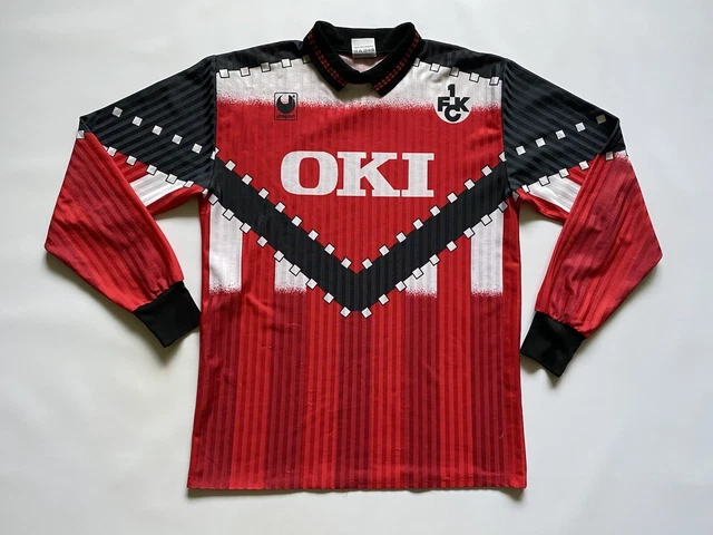 + Vintage 1. Fc Kaiserslautern Deutschland 1993/1994 Heimfussball Shirt Uhlsport