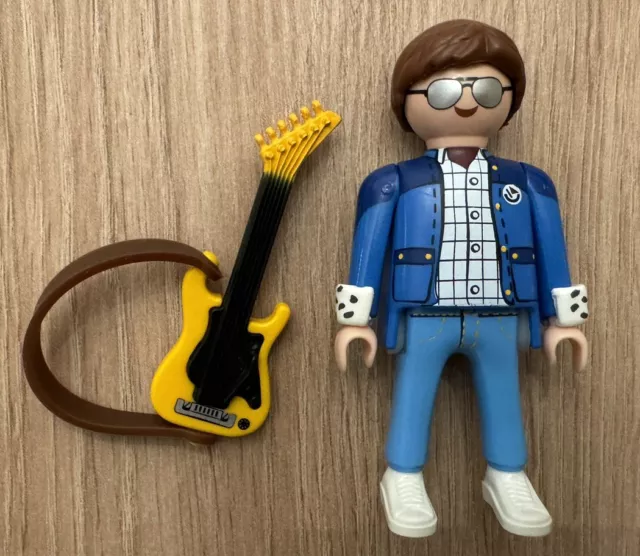 Playmobil Marty Mcfly Back To The Future E-Gitarre Disco Instrument Rock Figur