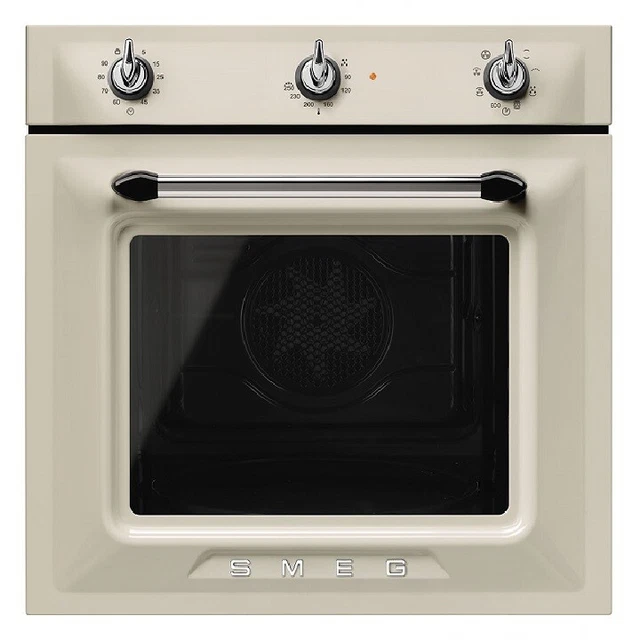 SMEG SF6905P1 Four Encastré Multifonctions Attisé Classe A Crème Fouettée