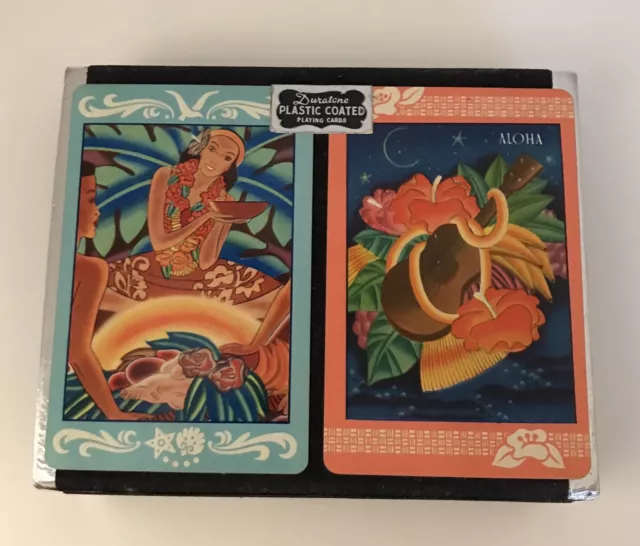 VINTAGE DURATONE HAWAII Playing Cards Macintosh Art Matson Lines Exclusive  £33.13 - PicClick UK