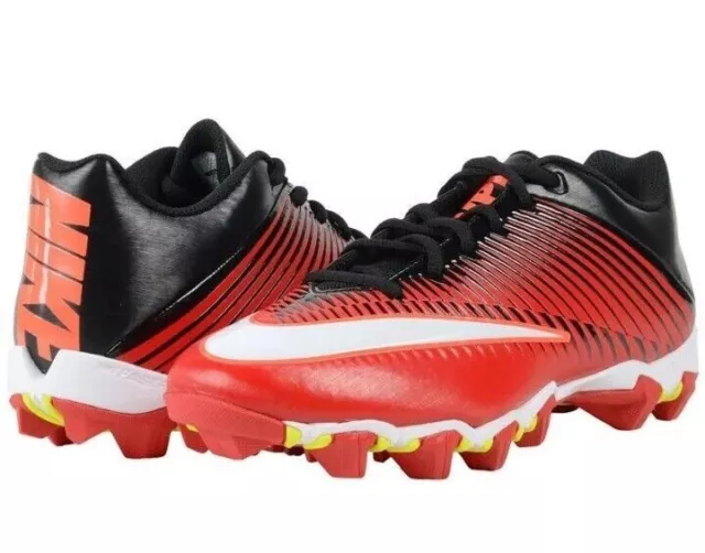 Nike Football Cleats Mens 9.5 Vapor Shark 2 Red White Black NIB