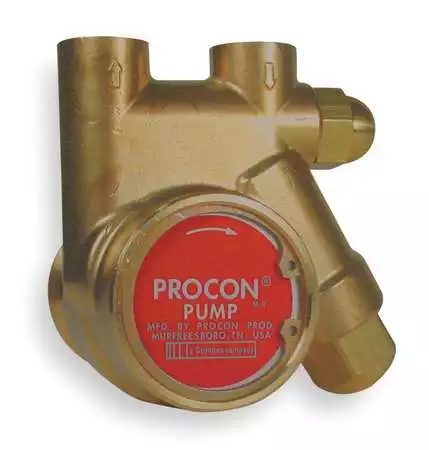 Procon 111A100f11aa 250 Pump, Rotary Vane, Brass, Max. Flow (Gph): 112