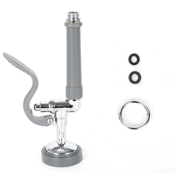 restaurant Kitchen Faucet Pre-Rinse Spray Valve Assembly Sprayer Head Commercial