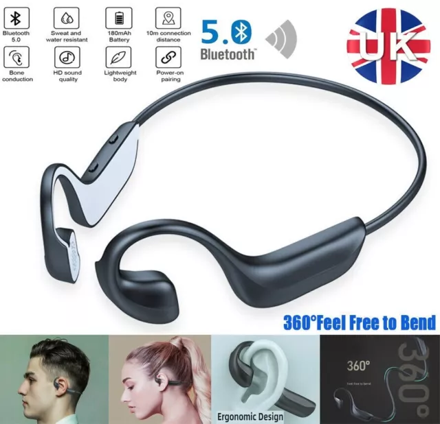 Wireless Bluetooth Headphones with Noise Cancelling Over-Ear Stereo Earphones UK