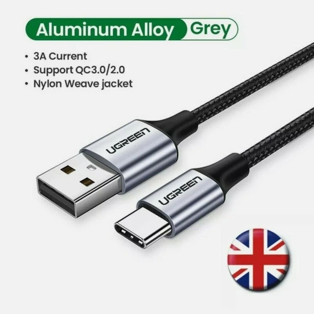 CABLEPELADO Cavo USB 2.0 Tipo C A USB-A 3A 1m - Nero - Ricarica Veloce E Trasferimento Dati