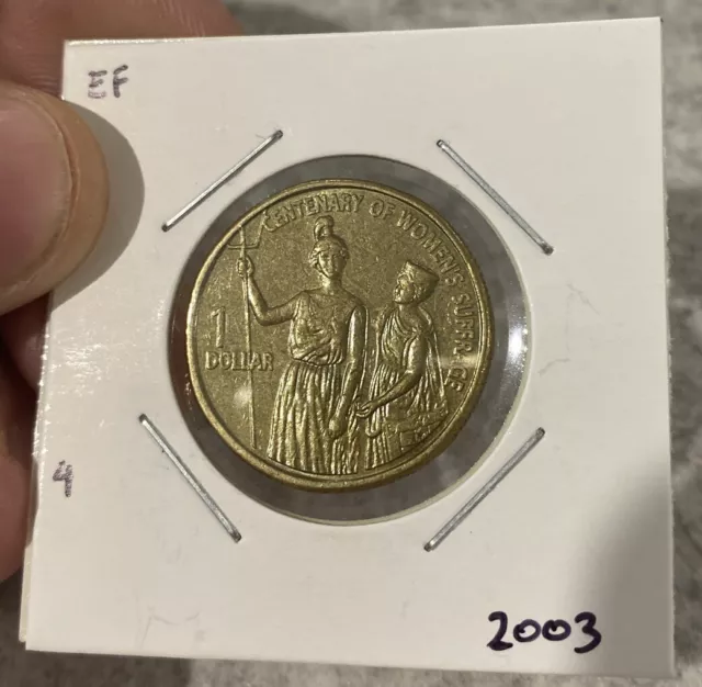 2003 Australian $1 One Dollar Coin - Centenary Of Women’s Suffrage - 🔥Ef🔥