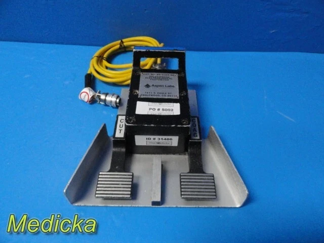 Aspen Labs 60-5104-001 Splash Proof Electrosurgical Foot-Switch ~ 31486