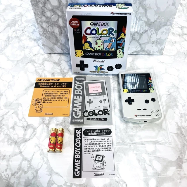 NINTENDO GAME BOY Color Gold Silver Pokemon Center CGB-001 Pikachu