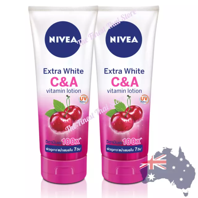 Nivea Extra Bright Lotion C&A Vitamin Lotion 320ml pack of 2 , Australia Stock