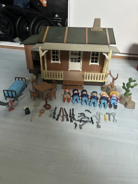 Playmobil Western * Casino Daisy Town *autocollant - Sticker Maison Western