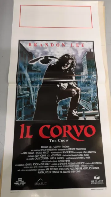 poster locandina film Il Corvo Brandon Lee