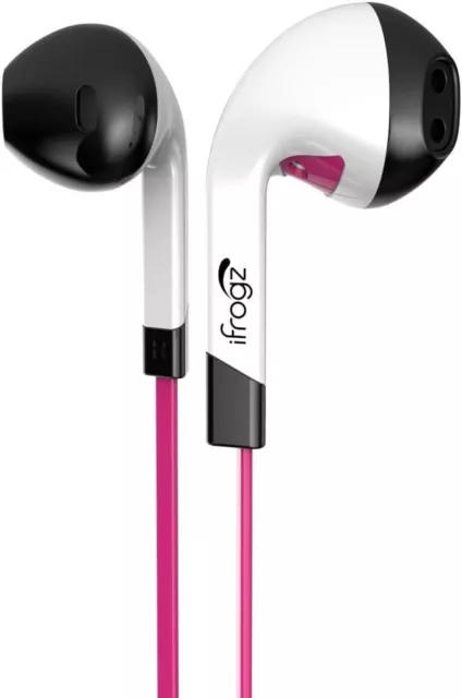 iFrogz Audio Headset Kopfhörer Ear Mic Jack 3,5 mm IF-ITN-PNK pink