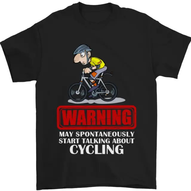 May Start Talking About Cycling Funny Mens T-Shirt 100% Cotton