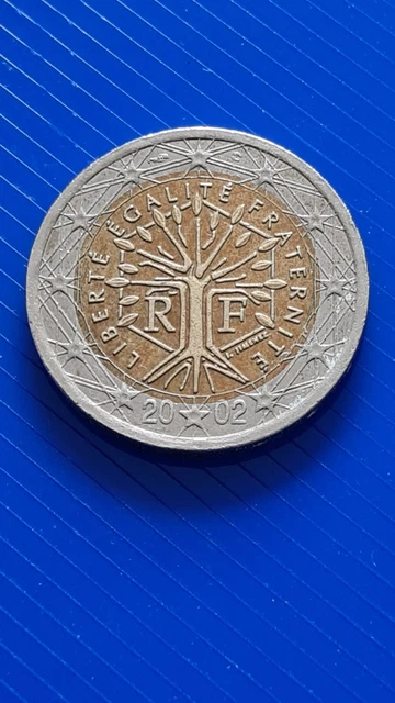 2 Euro Münze Liberte Egalite Fraternite 2002 2 EURO MÜNZE RF seltene Fehlprägung 2002 Frankreich Liberte Egalite