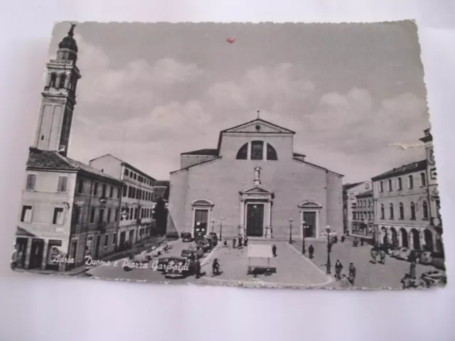 Rovigo Adria Duomo e Piazza Garibaldi - spedita f. g.