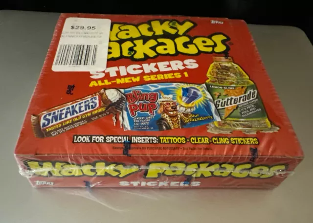 2004 Wacky Packages All New Series 1 Ans1 Factory Sealed Box Rare