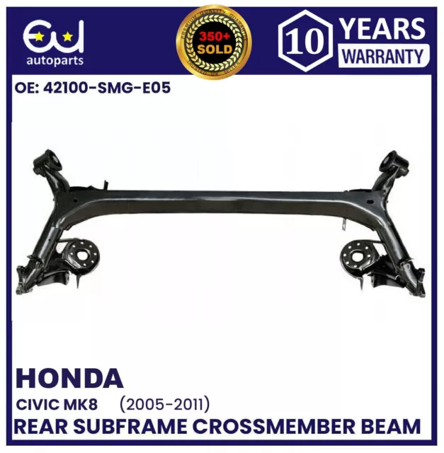 New Rear Axle Subframe Beam Crossmember For Honda Civic Mk8 05-11 42100-Smg-E06