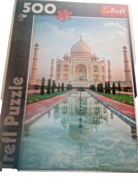 Trefl World Wonders Puzzle "Taj Mahal India" 500 Piece Size: 34cm x 48cm Vintage