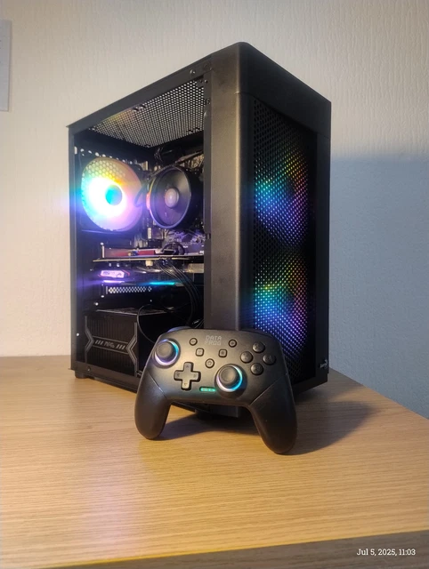 PC Gamer VISION Ryzen 5 8600G 16Go SSD 500Go Radeon 760M W11 Mémoire RAM 16 Go - Carte Graphique Radeon 760M (intégré au CPU
